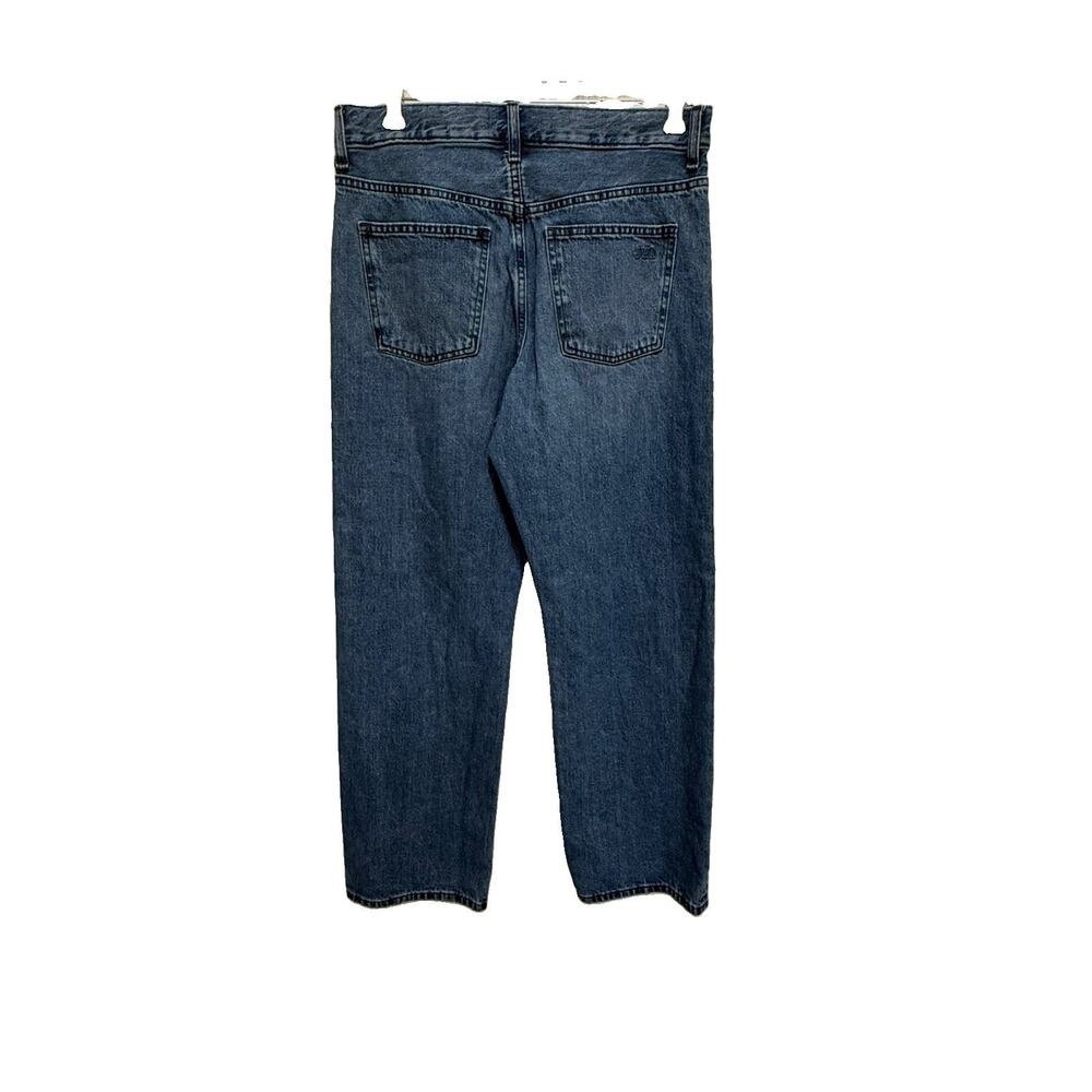 JW Anderson x Uniqlo Straight Jeans High Rise Medium Wash Women’s 32” Waist - Picture 2 of 11